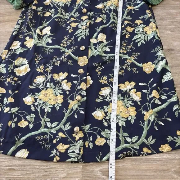 Tuckernuck Dress Womens Size XS Mini Short Sleeve Night Bloom Twiggy Chic - Picture 4 of 8